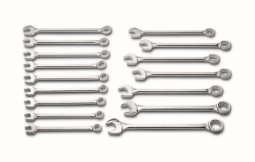 Wright Tool Combination Wrench WRIGHTGRIP® 20 16 Piece Set - 12 Point Satin 1-5/16in - 2-1/2in