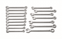 Wright Tool Combination Wrench WRIGHTGRIP® 20 16 Piece Set - 12 Point Satin 1-5/16in - 2-1/2in