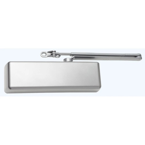 LCN 4031REGAL Heavy Duty Universal Regular Adjustable 1-4 Door Closer with TBSRT Thru Bolts 689 Aluminum Finish
