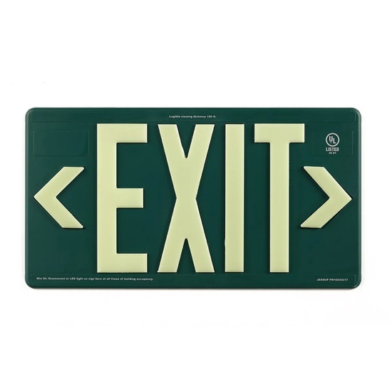 Photoluminescent Exit Sign for Outdoor and Wet Locations 100FT - Image 15