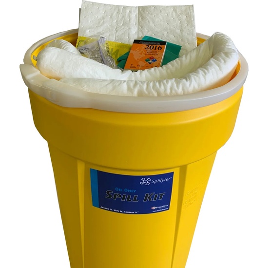 Spilfyter Oil Only 55 Gallon Drum Spill Kit - Image 1