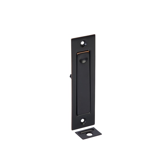 Emtek 2220US10B 1-1/4" x 4-5/8" Modern Rectangular Jamb Bolt Oil Rubbed Bronze Finish - Image 1
