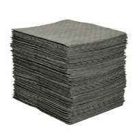 Brady SPC Sorbent Pad 15in x 19in 20.5 gal Medium Weight Perforated 3-Ply