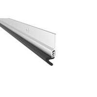 Pemko 306AQD3684 36" 3' x 84" 7' Standard Perimeter Gasketing with Bronze Kerf-in Foam Insert Mill Finish Aluminum Finish