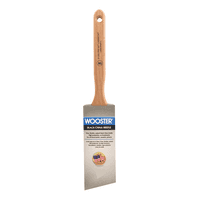 Wooster 3″ Pro Classic Black China Bristle Angle Sash Brush