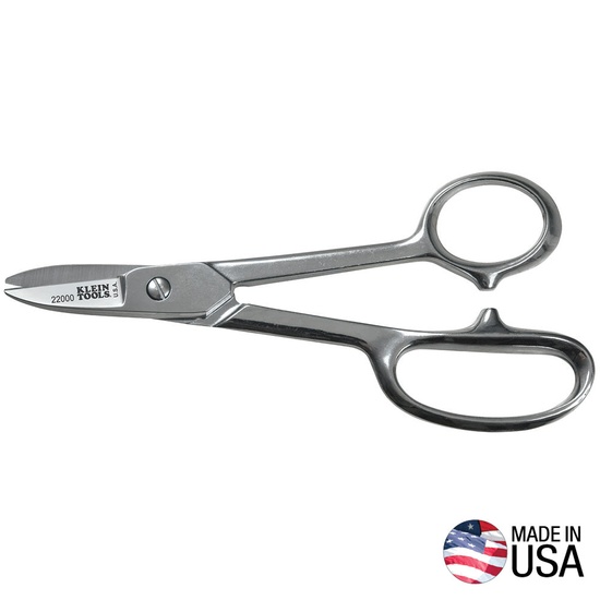 Klein Tools High-Leverage Electrician Scissors / Snip - Image 1