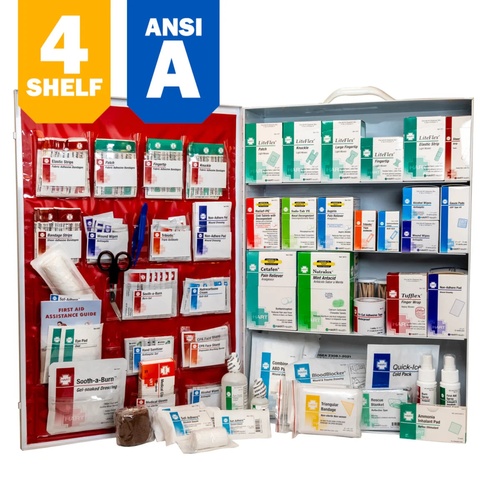 HART ANSI Class A 4-Shelf First Aid Station