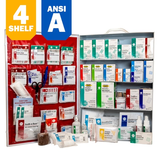 HART ANSI Class A 4-Shelf First Aid Station - Image 1