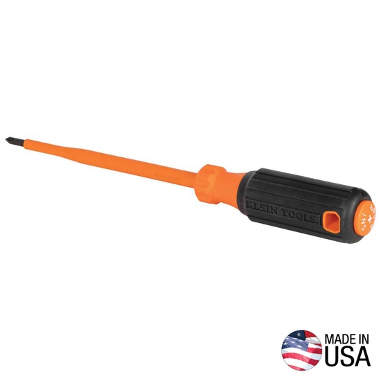 Klein Tools Insulated Screwdriver, 3/32-Inch Cabinet, 3-Inch Round Shank - Image 9