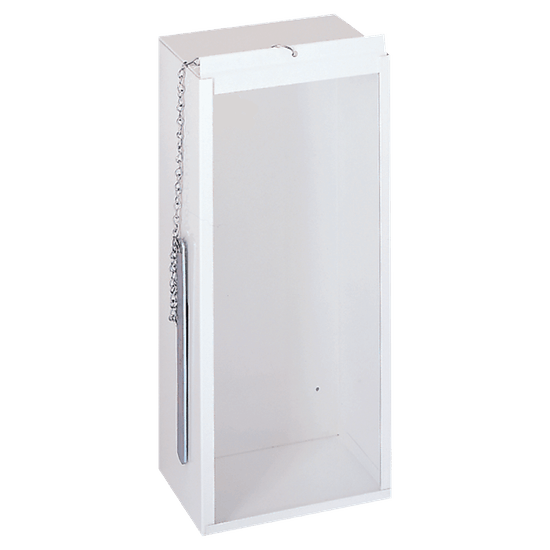 JL Industries Economyline Steel Surface Mount Fire Extinguisher Cabinet 5 lb White 5013N20W - Image 1