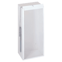 JL Industries Economyline Steel Surface Mount Fire Extinguisher Cabinet 5 lb White 5013N20W