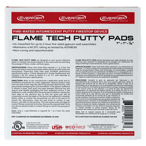 Everkem Fire Rated Intumescent Putty Pad