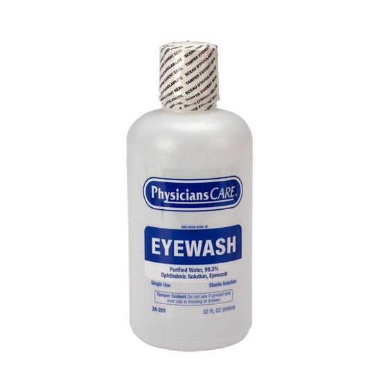 First Aid Only Eyewash Stations, Two 32 oz. Screw Cap Bottle - Image 3
