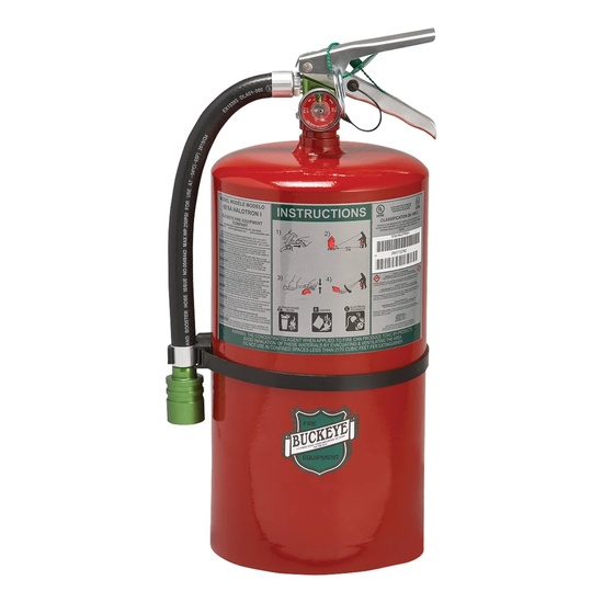 Buckeye 15.5 lb Halotron Clean Agent Fire Extinguisher - Image 1