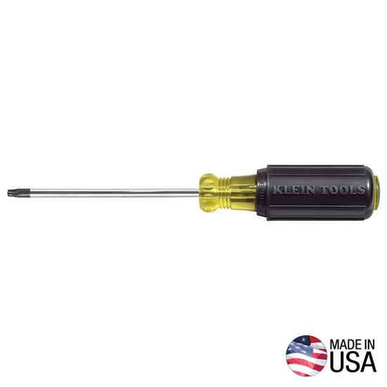 Klein Tools T20 TORX® Screwdriver Round Shank Cushion-Grip™ - Image 1