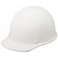 MSA Skullgard Protective Cap White - w/ Staz-On Suspension, Standard