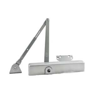 LCN 1461HWPAAL Parallel Arm Adjustable 1-6 Surface Mounted Hold Open Door Closer with TBSRT Thru Bolts 689 Aluminum Finish