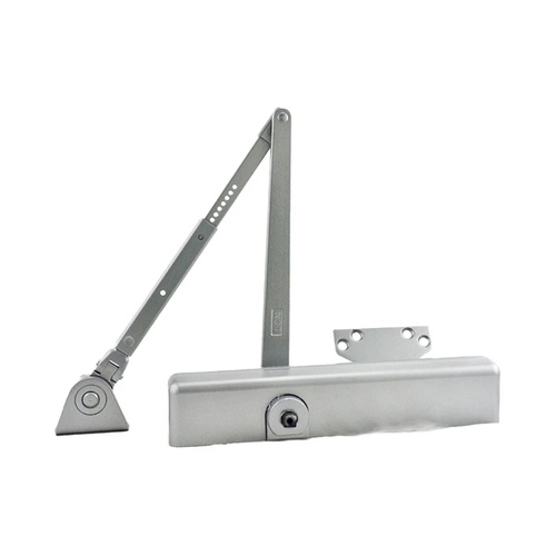 LCN 1461HWPAAL Parallel Arm Adjustable 1-6 Surface Mounted Hold Open Door Closer with TBSRT Thru Bolts 689 Aluminum Finish