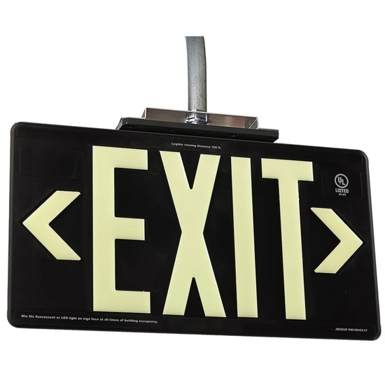 Photoluminescent Exit Sign for Outdoor and Wet Locations 100FT - Image 10