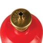 Justrite 8 Ounce Plastic Dispensing Can, Brass Dispenser Valves, Red - 14004 - Image 2