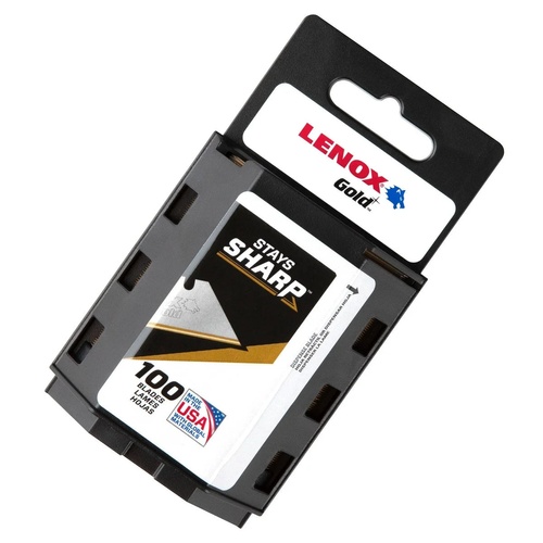 Lenox Gold Utility Blade 2-1/2 in Bi-Metal Pack of 100