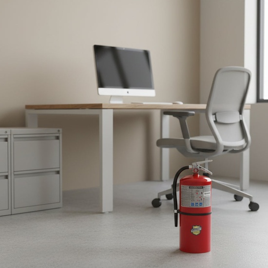 Buckeye ABC Dry Chemical Fire Extinguisher w/ Wall Hook – 20 lb. - Image 2