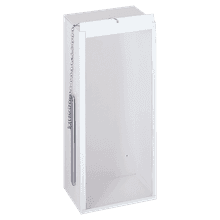 JL Industries Economyline Steel Surface Mount Fire Extinguisher Cabinet 5 lb White 5013N20W 2-Pack