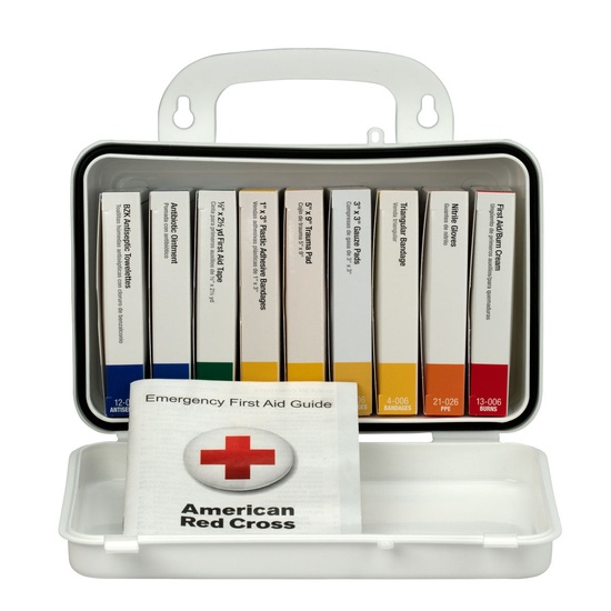 First Aid Only 10 Unit First Aid Kit Plastic Case - Image 3