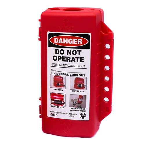 ZING RecycLockout Universal Forklift Valve Plug Lockout