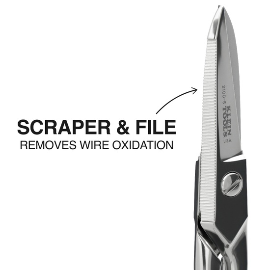 Klein Tools Electrician's Scissors, 5-1/4-Inch - Image 2