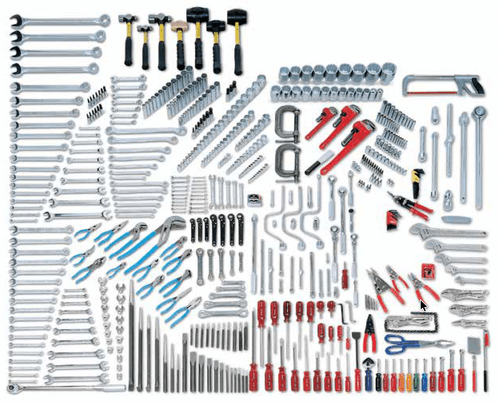 Wright Tool 556-Piece Mega Fractional & Metric Master Set Part #107