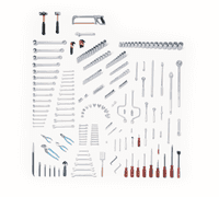Wright Tool 278 Piece Fractional/Metric Master Set 1/4" 3/8" 1/2" & 3/4" Drives Tools Only