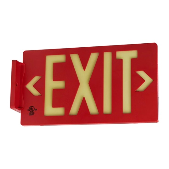 Photoluminescent Exit Sign 100FT - Image 10