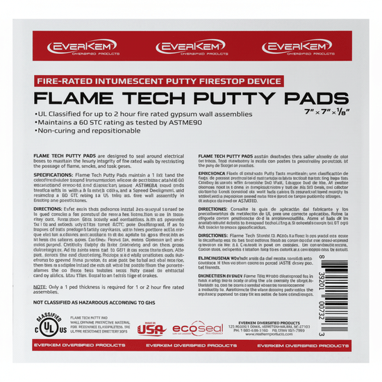Everkem Fire Rated Intumescent Putty Pad - Image 3