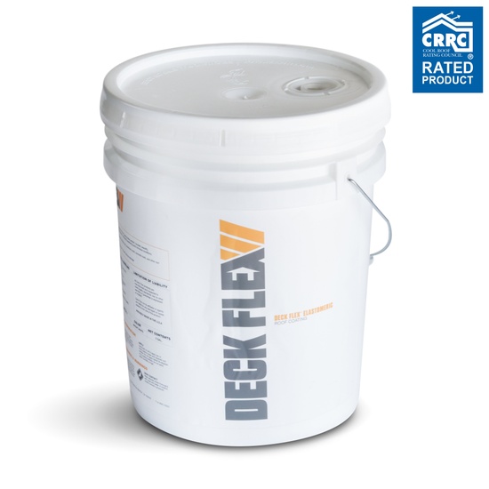 Elastomeric White Roof Coating, 5 Gallon - Image 1