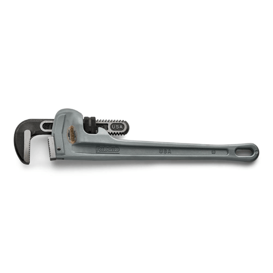 Wright Tool Heavy Duty Aluminum Pipe Wrench 2-1/2" Maximum Pipe Diameter - 18in - Image 1