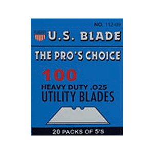 US Blades Heavy Duty .025 100 Blades