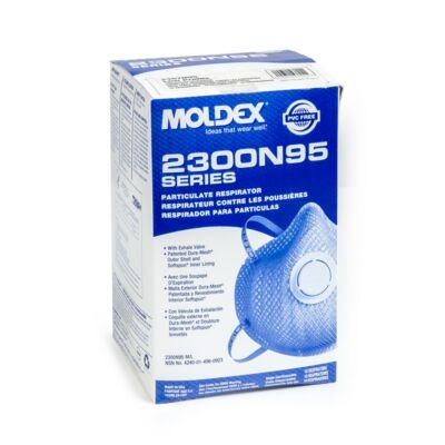 Moldex 2300N95 Disposable Particulate Respirator with Exhale Valve, Medium/Large, NIOSH Approved - Image 3