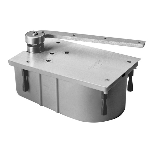 Rixson 12734626 3/4" Jamb Mount Center Hung Pivot Set with 320 Top Pivot Satin Chrome Finish