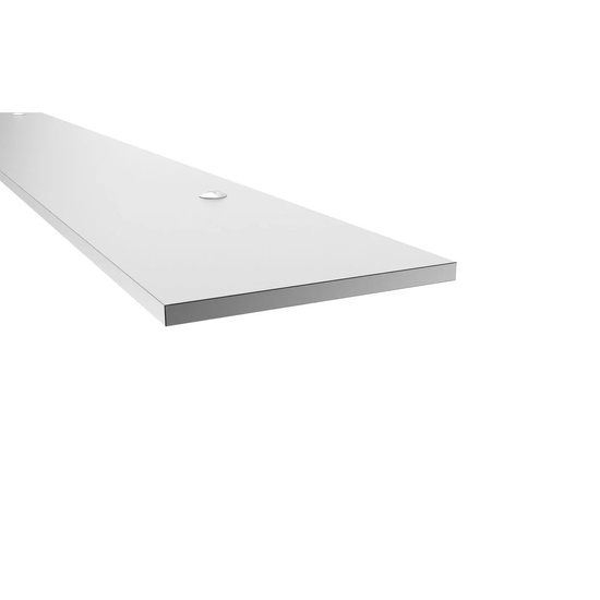 Pemko 357SP84 84" 7' T Overlapping Astragal with Pile Galvanized Steel Finish - Image 1