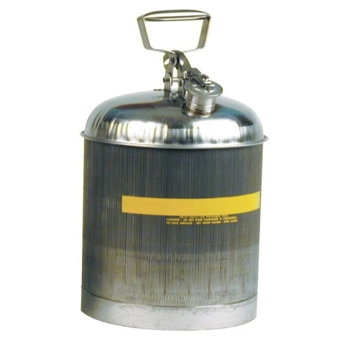 Eagle Manufacturing 5 gallon Self Close Stainless Steel Safety Can Flame Arrester