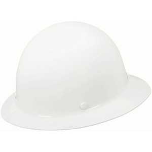 MSA Skullgard Protective Full-Brim Hat Staz-On Suspension White