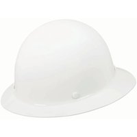 MSA Skullgard Protective Full-Brim Hat Staz-On Suspension White