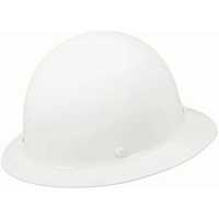 MSA Skullgard Protective Full-Brim Hat Staz-On Suspension White