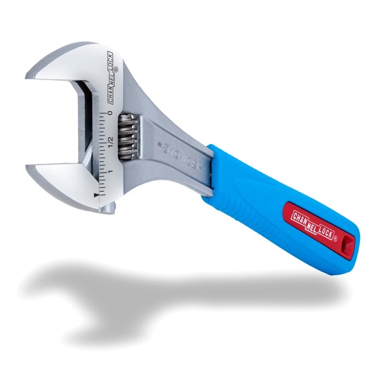 Channellock 10″ Adjustable Wrench CODE BLUE - Image 2
