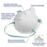 Moldex 2207N95 Disposable Particulate Respirator, Low Profile, NIOSH Approved