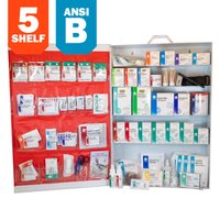 HART ANSI Class B 5-Shelf First Aid Station
