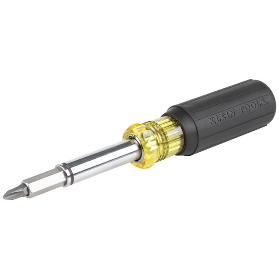 Klein Tools 32500 Multi-Bit Screwdriver / Nut Driver 11-in-1 Ph Sl Sq TORX Bits - Image 2