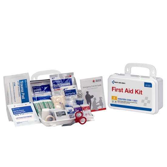 First Aid Only 25 Person OSHA First Aid Kit Weatherproof Plastic Case - Image 2