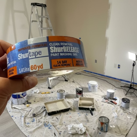 Shurtape CP027 Blue Painters ShurRELEASE Tape – 36mm by 55m - Image 1